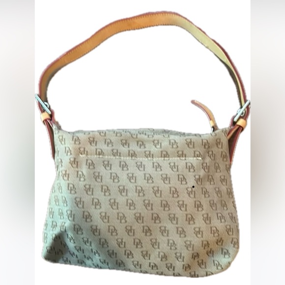Vintage Dooney & Bourke canvas logo shoulder bag - Picture 1 of 3